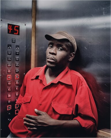 View full screen - View 1 of Lot 193. Lift Portrait, 16, Ponte City, Johannesburg.