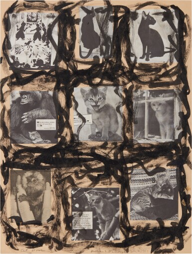 View full screen - View 1 of Lot 1058. WILLIAM S. BURROUGHS | CAT DOOR.