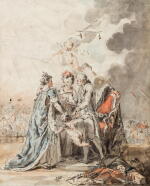 Louis XVI signe la Constitution que la France lui présente