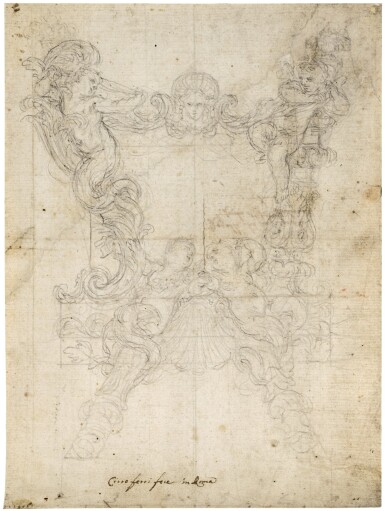 View full screen - View 1 of Lot 42. Study for a Carta Gloria.