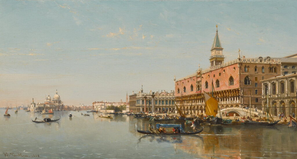 View full screen - View 1 of Lot 126. Venice, view of the Doge's Palace.