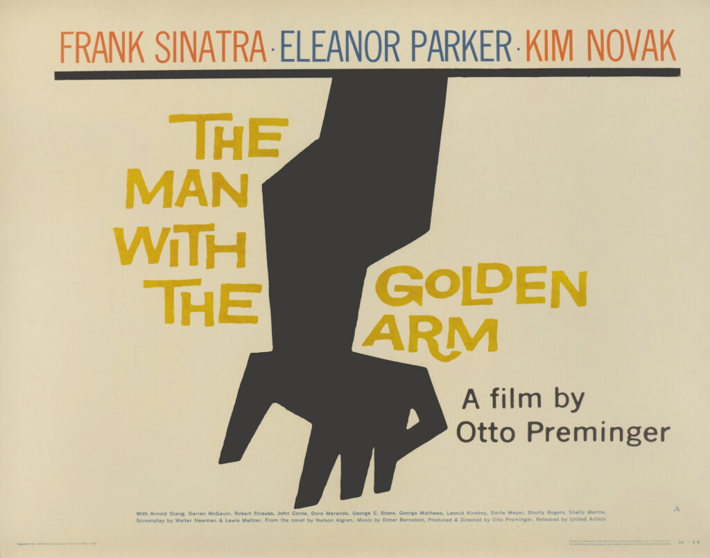 View full screen - View 1 of Lot 85. THE MAN WITH THE GOLDEN ARM (1955) STYLE A POSTER, US.