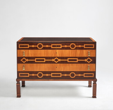 View full screen - View 1 of Lot 640. "Library" Chest of Drawers.