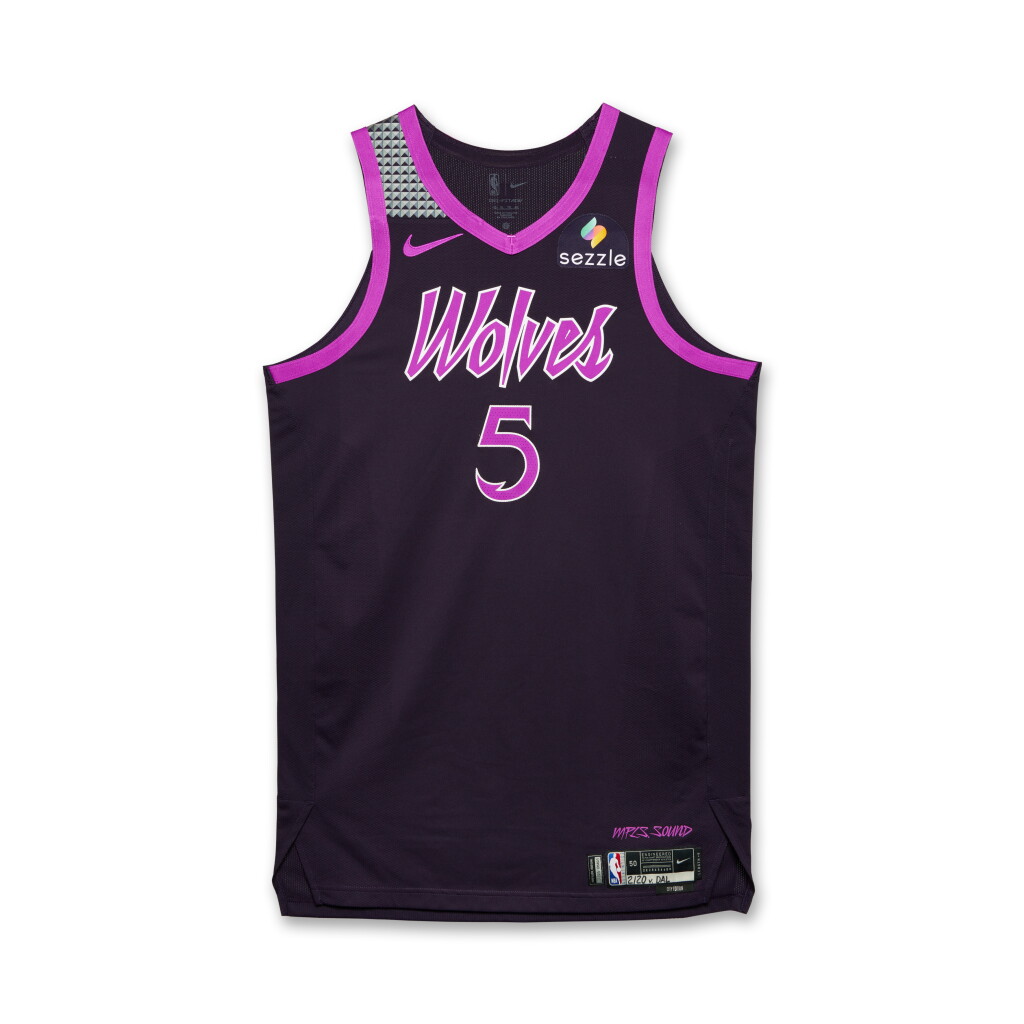 View full screen - View 1 of Lot 1. Anthony Edwards Minnesota Timberwolves 2025-2026 Game Worn City Edition Jersey | 40 Points.