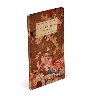 View full screen - View 1 of Lot 2. Ena Limebeer | To A Proud Phantom, 1923, Ian Fleming's personal copy.