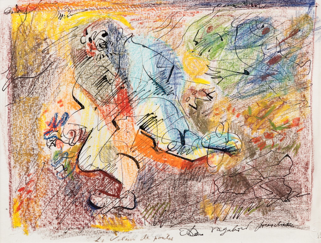 View full screen - View 1 of Lot 306. Le voleur de poules.