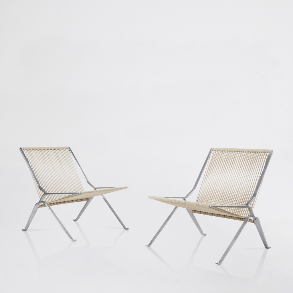 View full screen - View 1 of Lot 122. Pair of "Element" Lounge Chairs.
