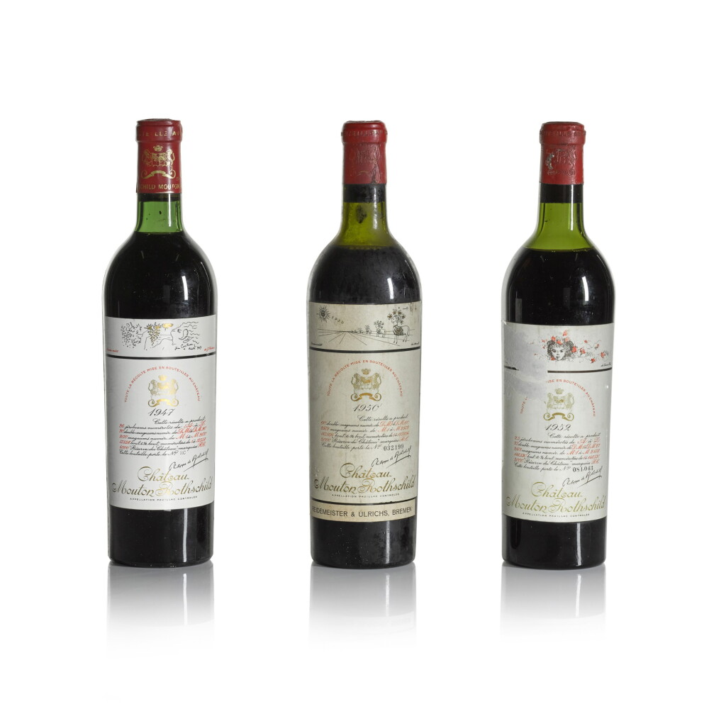 View full screen - View 1 of Lot 2. Château Mouton Rothschild 1950 (1 BT).