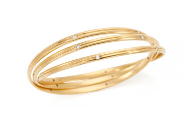 View full screen - View 1 of Lot 134. DIAMOND BRACELET (BRACCIALE CON DIAMANTI) | CARTIER.