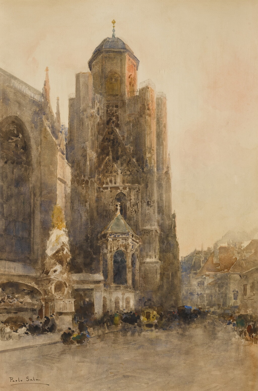 View full screen - View 1 of Lot 604. St. Stephen’s Cathedral, Vienna.