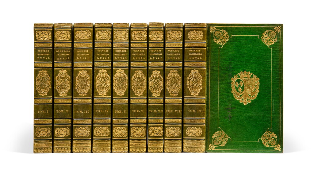 View full screen - View 1 of Lot 738. Œuvres complètes. 1822-1823. 9 volumes. Bel exemplaire relié pour la duchesse de Berry..