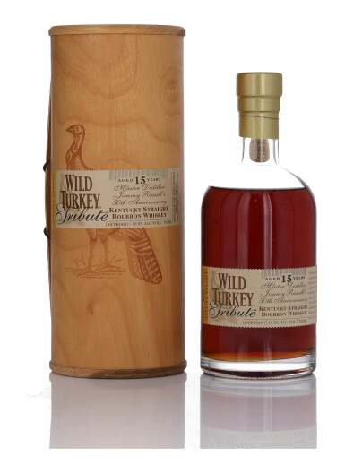 View full screen - View 1 of Lot 677. Wild Turkey Tribute 15 Year Old 101 Proof NV (1 BT 75cl).