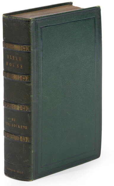 View full screen - View 1 of Lot 161. Dickens, Bleak House, 1853, first edition in book form, possible special publisher's binding.