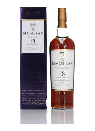 View full screen - View 1 of Lot 17. The Macallan 18 Year Old 43.0 abv 1988 (1 Bottle 75cl).