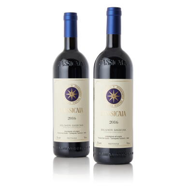 View full screen - View 1 of Lot 9025. Sassicaia 2016 (6 BT).