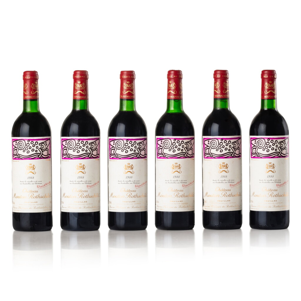 View full screen - View 1 of Lot 176. Château Mouton Rothschild 1988 (12 BT).