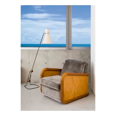 View full screen - View 1 of Lot 384. "Croisillon" Armchair.