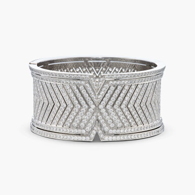 View full screen - View 1 of Lot 78. Gold and Diamond ‘Acte V, Apotheosis’ Cuff-Bracelet, France 路易威登 | K金 配 鑽石 'Acte V, Apotheosis' 手鐲.
