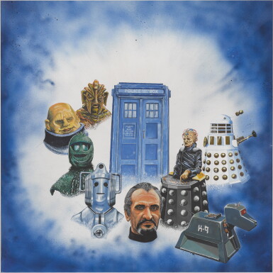 View full screen - View 1 of Lot 27. DOCTOR WHO (1993) 30TH ANNIVERSARY ORIGINAL POSTER ARTWORK, BRITISH.