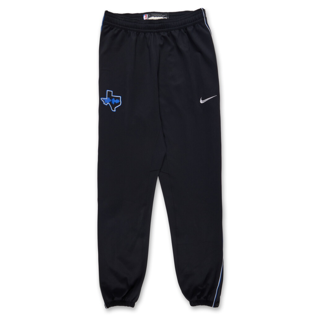 View full screen - View 1 of Lot 118. Greg Brown III Dallas Mavericks 2024 NBA Finals Game Issued Warm Up Pants.