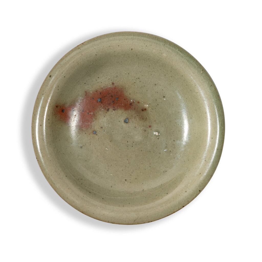 View full screen - View 1 of Lot 126. A small 'Jun' russet-splashed green-glazed dish, Northern Song / Jin dynasty.