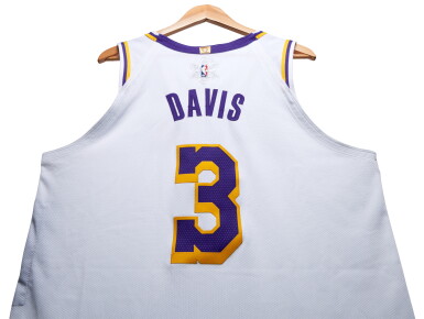 View full screen - View 1 of Lot 13. Anthony Davis 'Christmas Day' Los Angeles Lakers 2023-2024 Game Worn Association Edition Jersey | Double-Double | 40 Points.