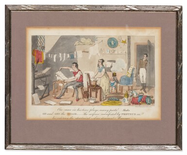 View full screen - View 1 of Lot 218. A Group of Five Framed Lithographic Prints depicting theatrical subjects.