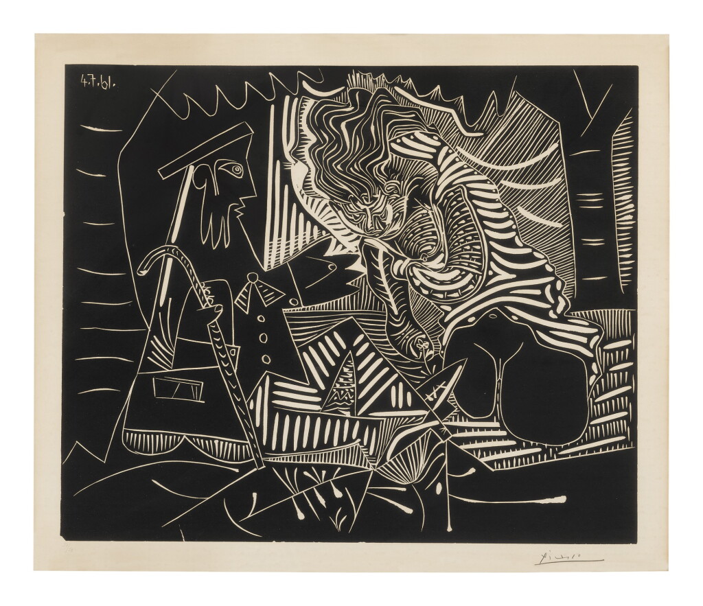 View full screen - View 1 of Lot 78. PABLO PICASSO | VARIATION SUR LE DÉJEUNER SUR L'HERBE DE MANET (B. 1023; BA. 1277).
