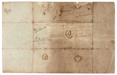 View full screen - View 1 of Lot 50. First Anglo-Afghan War--James Kelly | Letter to his brother on the retreat from Kabul, 1842.