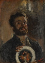 Self-Portrait with Plate