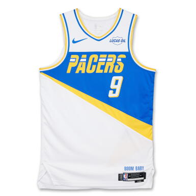 View full screen - View 1 of Lot 64. T.J. McConnell Indiana Pacers 2025-2026 Game Worn City Edition Jersey .