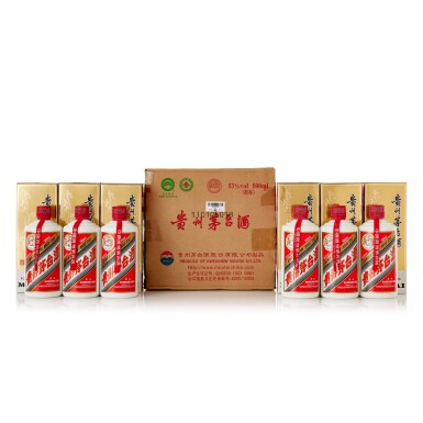 View full screen - View 1 of Lot 410. 2015年產 "飛天牌"貴州茅台酒 (原箱) Kweichow Flying Fairy Moutai 2015 (6 BT50).