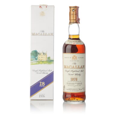 View full screen - View 1 of Lot 24. The Macallan 18 Year Old Sherry Oak 43.0 abv 1976 (1 Bottle 75cl).