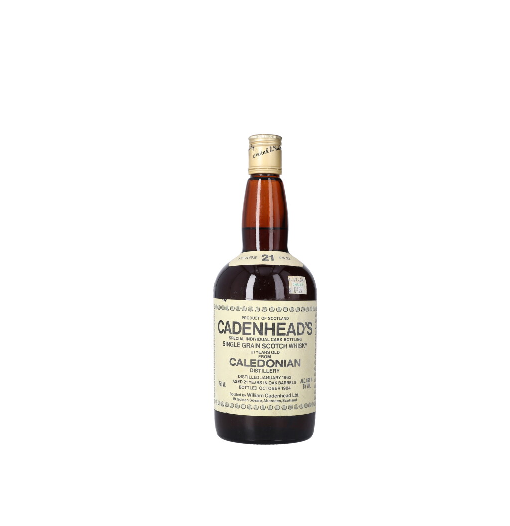 View full screen - View 1 of Lot 5429. Caledonian Cadenhead's Dumpy 21 Year Old 46.0 abv 1963 (1 BT75).