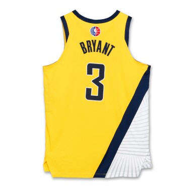 View full screen - View 1 of Lot 16. Thomas Bryant ‘Paris Games’ Indiana Pacers 2024-2025 Game Worn Statement Edition Jersey | Matched to 2 Games.
