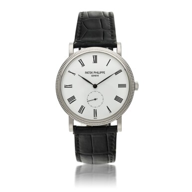 View full screen - View 1 of Lot 123. PATEK PHILIPPE | REFERENCE 5119G A WHITE GOLD WRISTWATCH, CIRCA 2010.