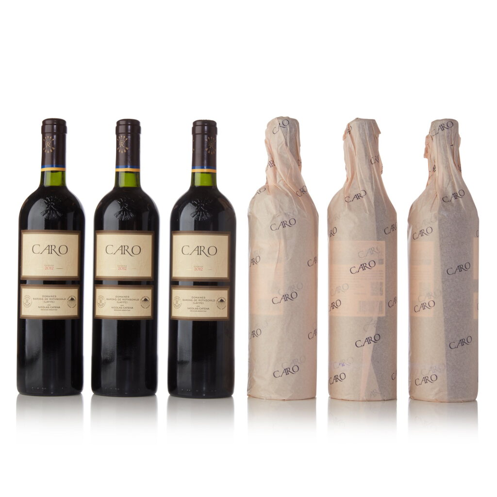 View full screen - View 1 of Lot 1645. Caro, Cabernet Sauvignon/Malbec 2012 and 2015 (12 BT).