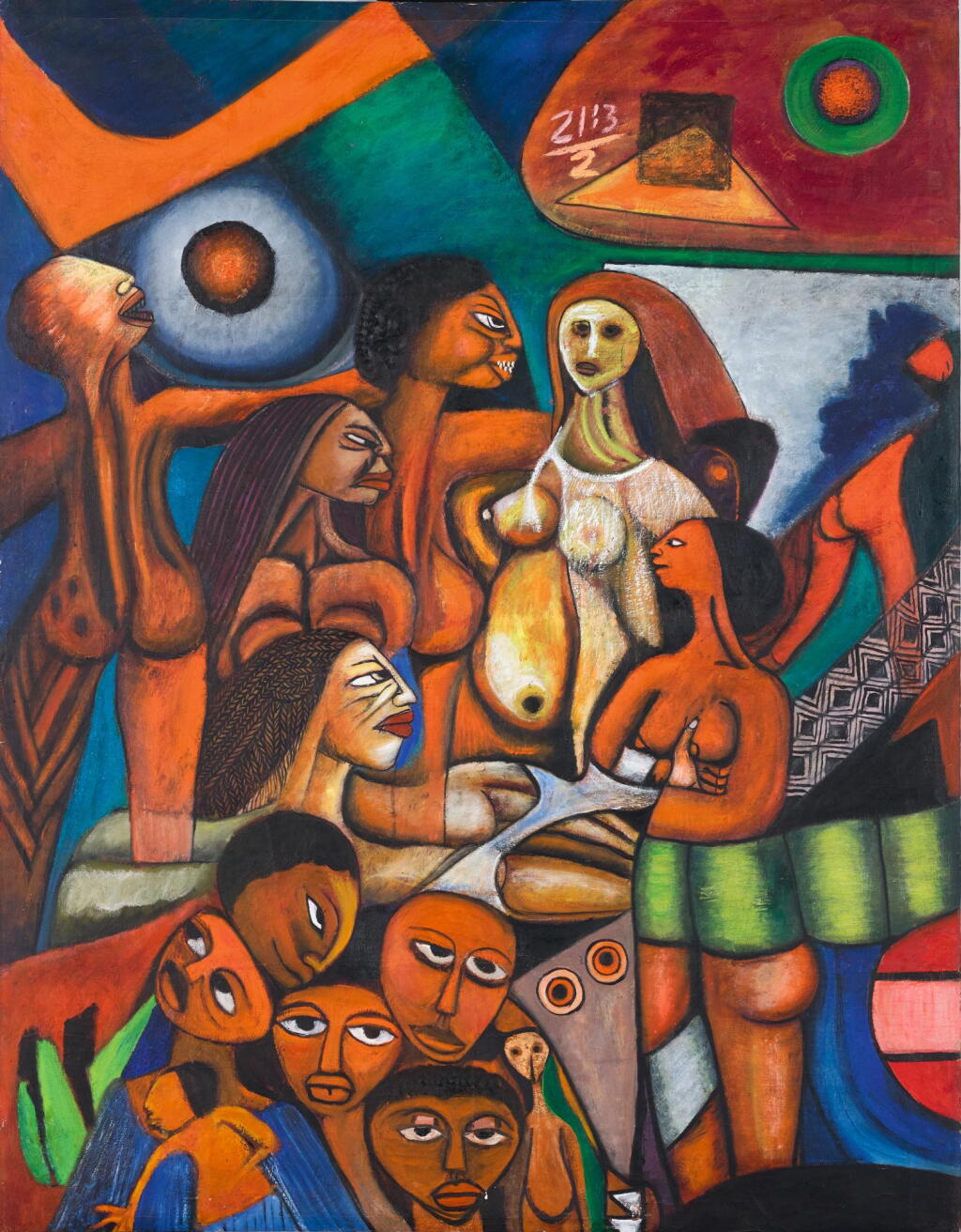 View full screen - View 1 of Lot 83. MALANGATANA NGWENYA | UNTITLED (SELECTION FOR SEVILLA).