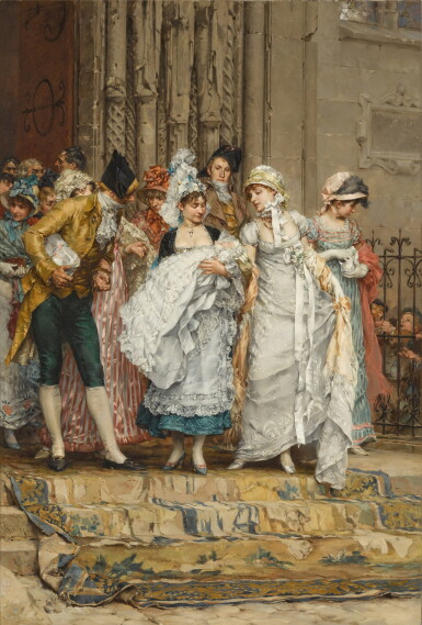 View full screen - View 1 of Lot 310. Le baptême (The Christening) .