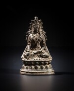 Statuette d'Akshobya en alliage de cuivre, dynastie Ming, vers le XVIe siècle | A copper-alloy figure of Akshobya, Ming dynasty, circa 16th century