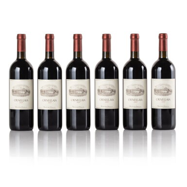 View full screen - View 1 of Lot 635. Ornellaia 2001 (6 BT).