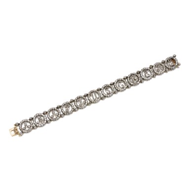 View full screen - View 1 of Lot 359. Diamond bracelet, late 19th century.