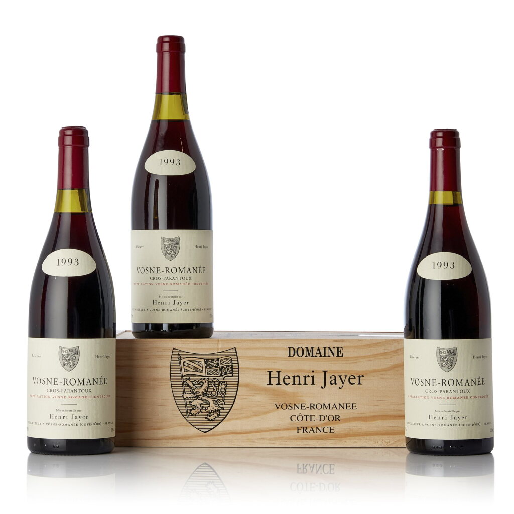 View full screen - View 1 of Lot 5108. Vosne Romanée, Cros Parantoux 1993 Henri Jayer (3 BT).