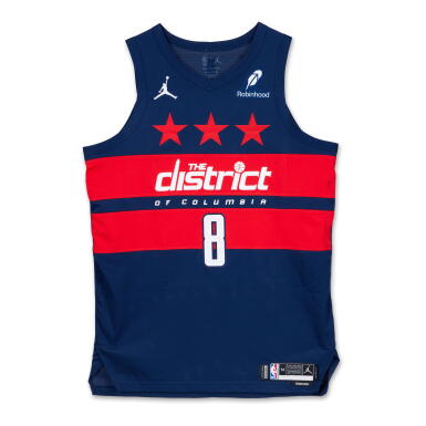 View full screen - View 1 of Lot 88. Carlton ‘Bub’ Carrington Washington Wizards 2024-2025 Emirates NBA Cup Game Worn Statement Edition Jersey | Matched to 2 Games.