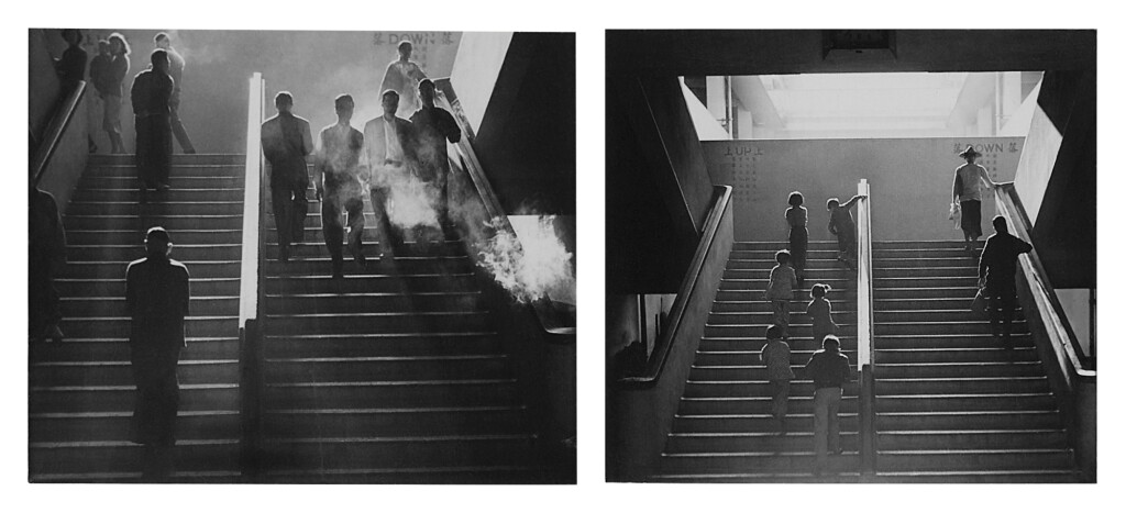 View full screen - View 1 of Lot 124. Men on Steps #282 and #314.