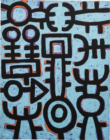 View full screen - View 1 of Lot 3. MOHAMED AHMED IBRAHIM | UNTITLED (BLUE).