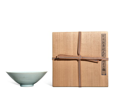 View full screen - View 1 of Lot 3311. A qingbai-glazed carved 'peony' bowl, Southern Song dynasty | 南宋 青白牡丹紋盌.