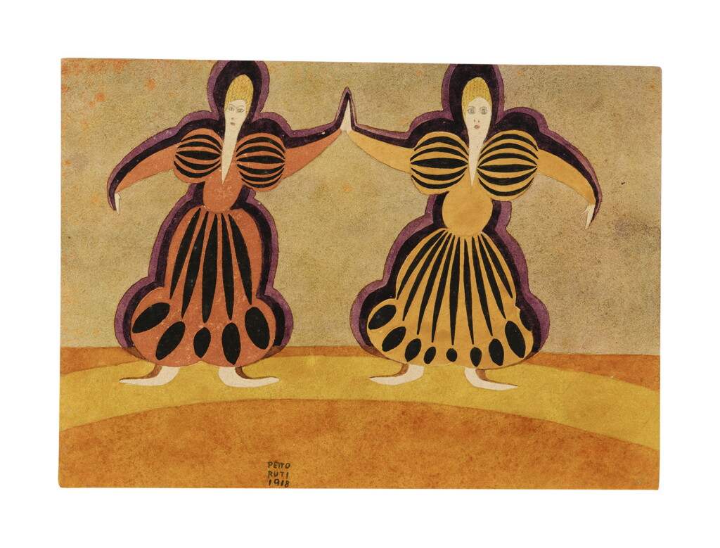 View full screen - View 1 of Lot 116. EMILIO PETTORUTI | FIGURAS PARA BALLET.