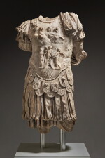 A Marble Torso of an Emperor, Roman Imperial, Julio-Claudian, 1st half of the 1st century A.D.