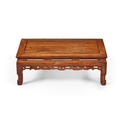 View full screen - View 1 of Lot 42. A 'hongmu' low table (Kangzhuo), Qing dynasty, 19th century.